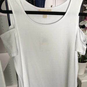 Micheal Kors white cold tee